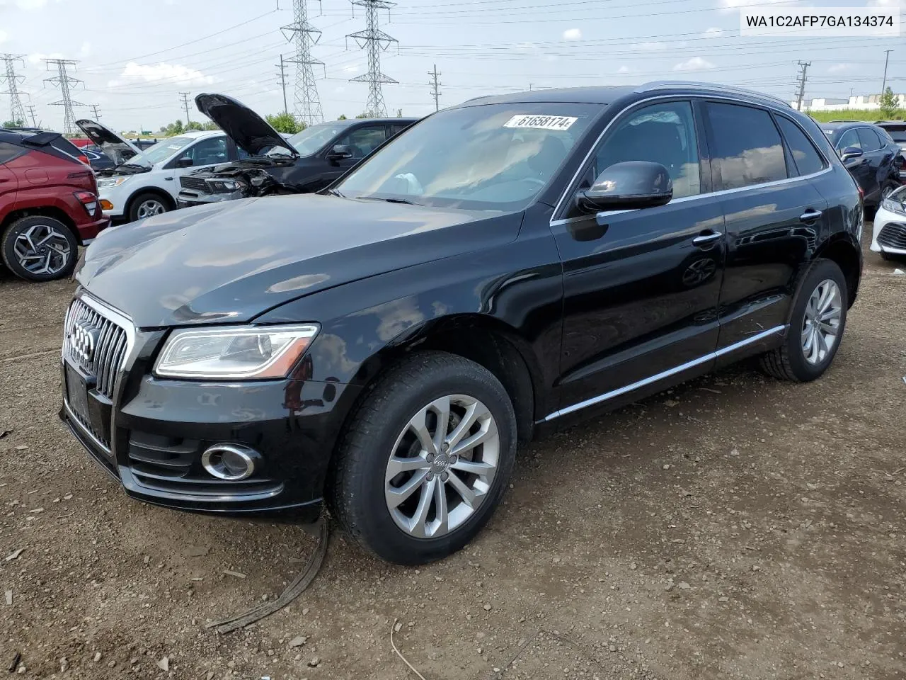 2016 Audi Q5 Premium VIN: WA1C2AFP7GA134374 Lot: 61658174