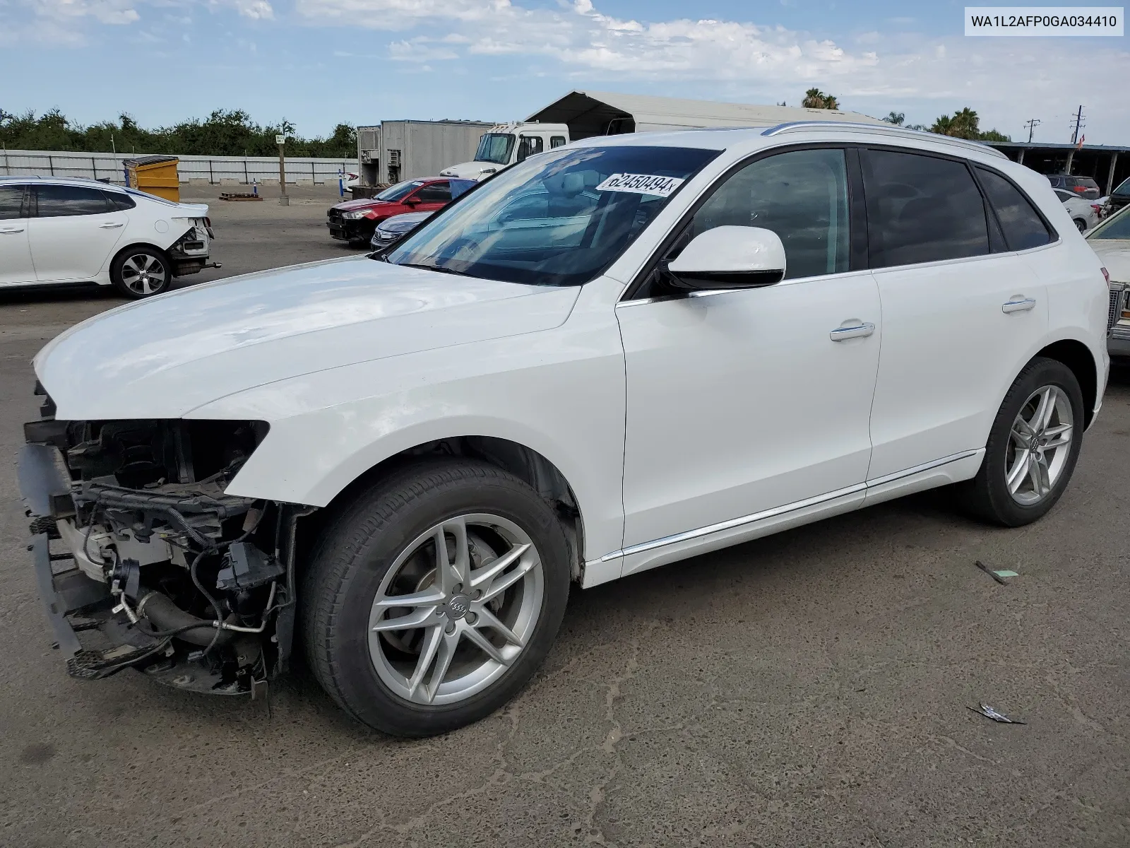 2016 Audi Q5 Premium Plus VIN: WA1L2AFP0GA034410 Lot: 62450494