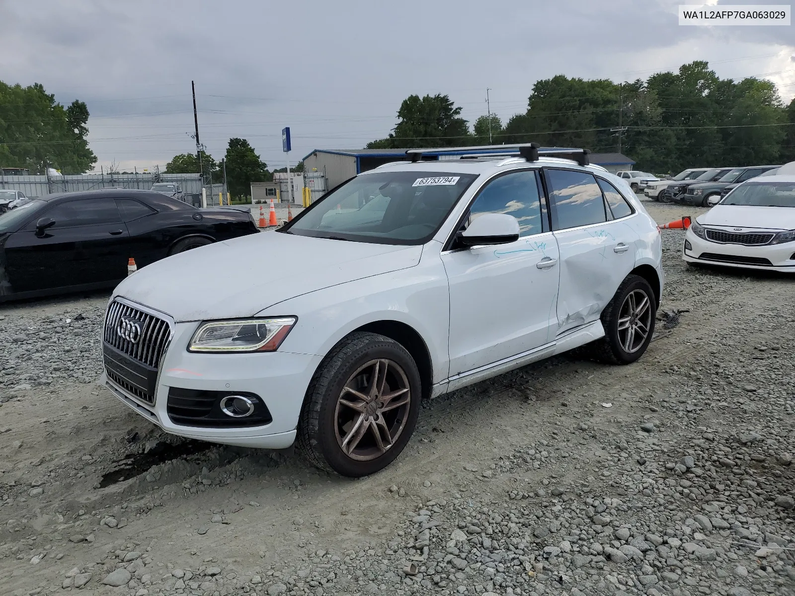 2016 Audi Q5 Premium Plus VIN: WA1L2AFP7GA063029 Lot: 63753794