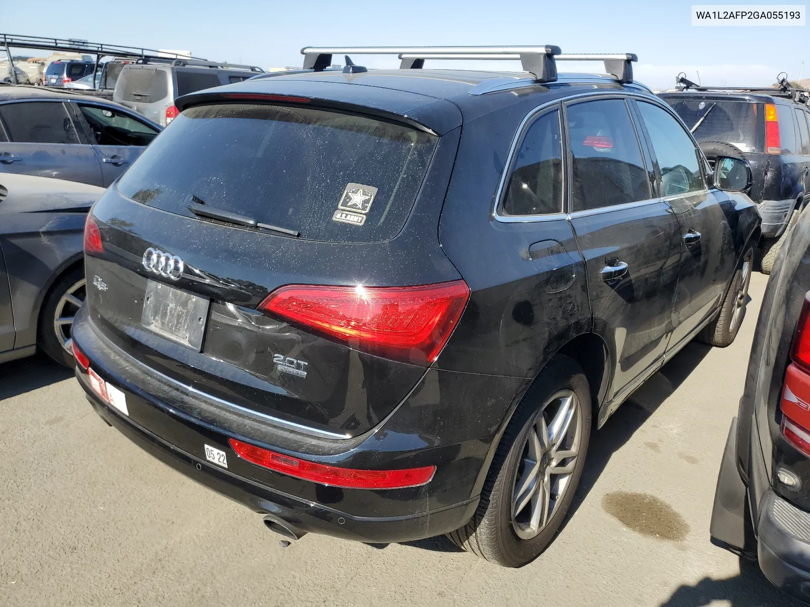 2016 Audi Q5 Premium Plus VIN: WA1L2AFP2GA055193 Lot: 63927584