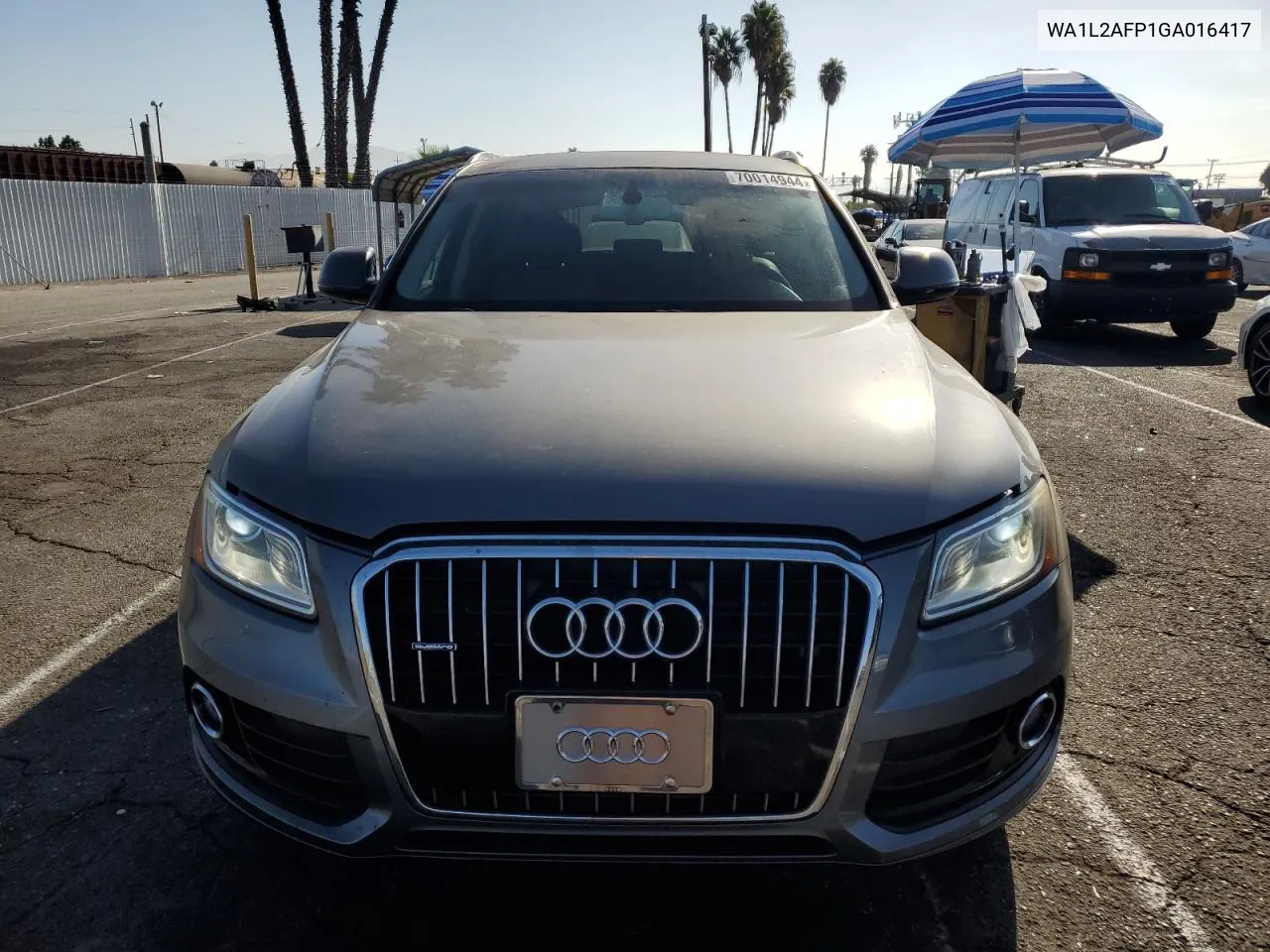 2016 Audi Q5 Premium Plus VIN: WA1L2AFP1GA016417 Lot: 70014944