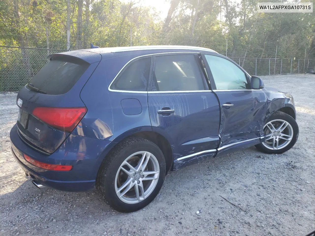 2016 Audi Q5 Premium Plus VIN: WA1L2AFPXGA107315 Lot: 71123144