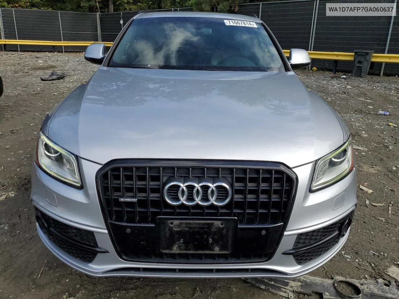 2016 Audi Q5 Premium Plus S-Line VIN: WA1D7AFP7GA060637 Lot: 71667814