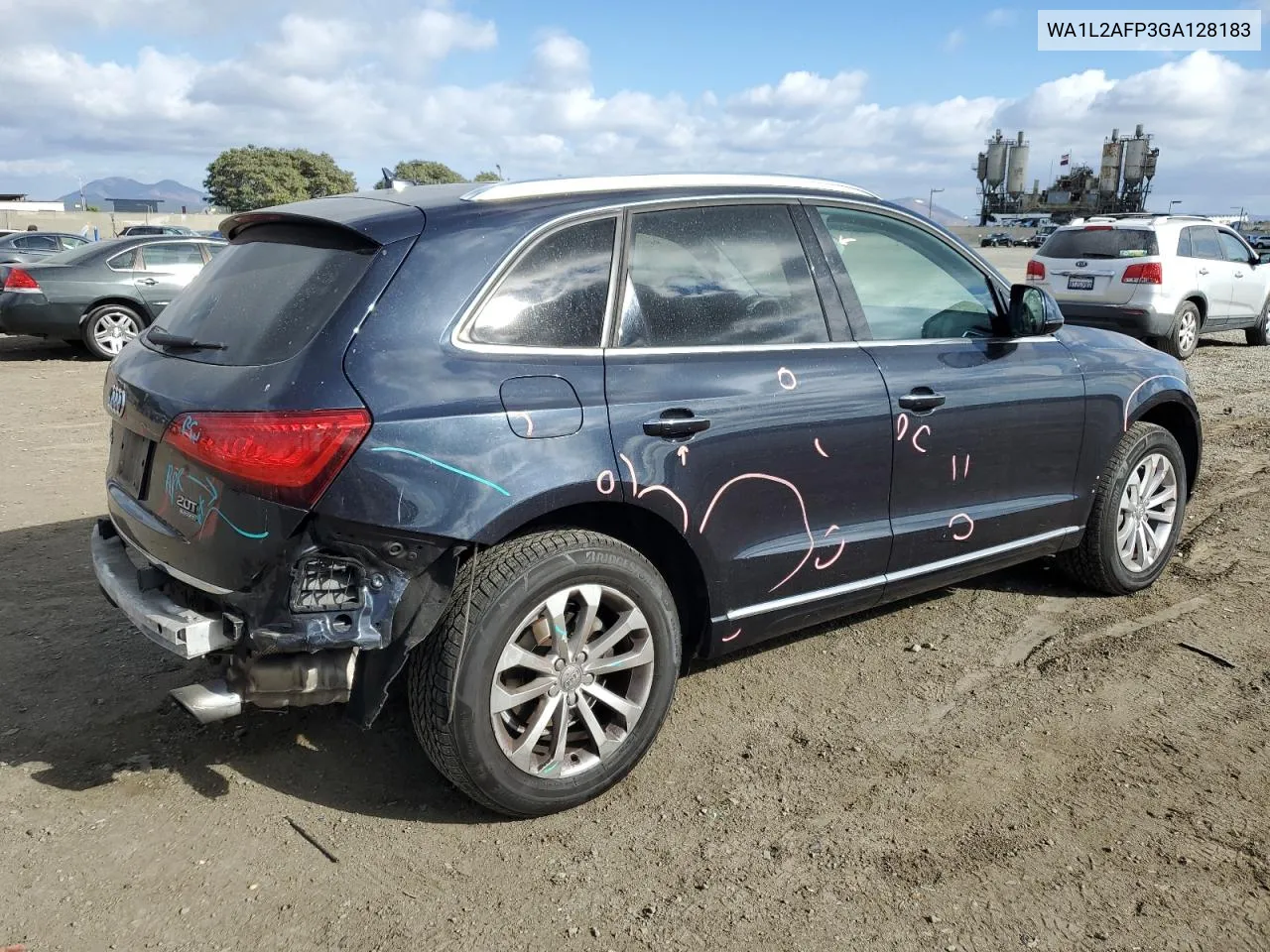 2016 Audi Q5 Premium Plus VIN: WA1L2AFP3GA128183 Lot: 71871934