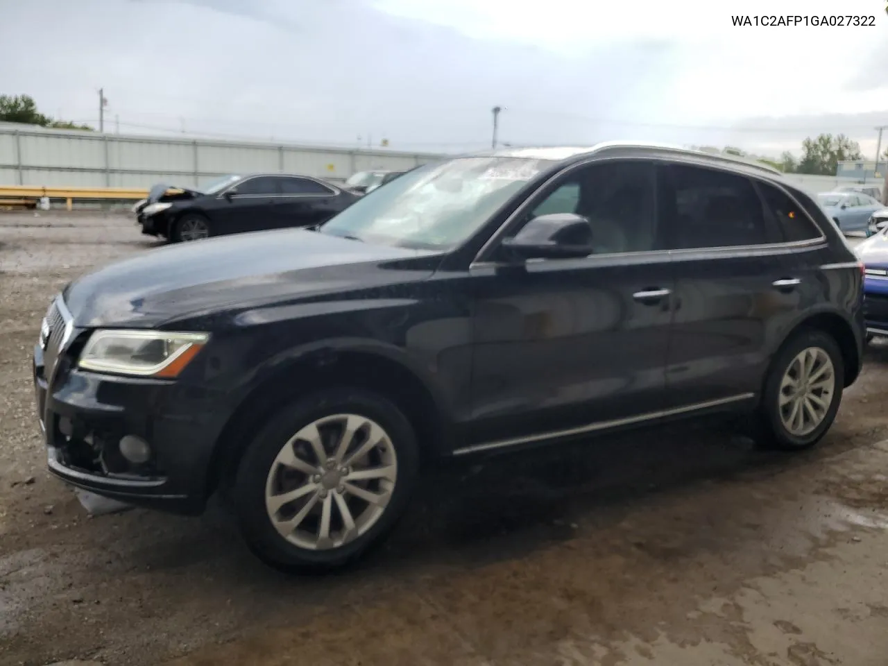 2016 Audi Q5 Premium VIN: WA1C2AFP1GA027322 Lot: 72567134