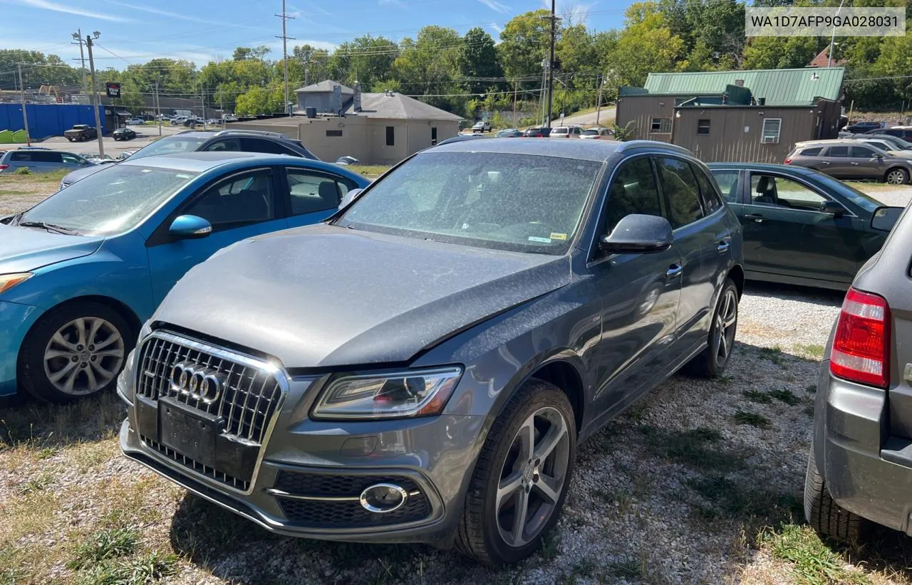 2016 Audi Q5 Premium Plus S-Line VIN: WA1D7AFP9GA028031 Lot: 72758534