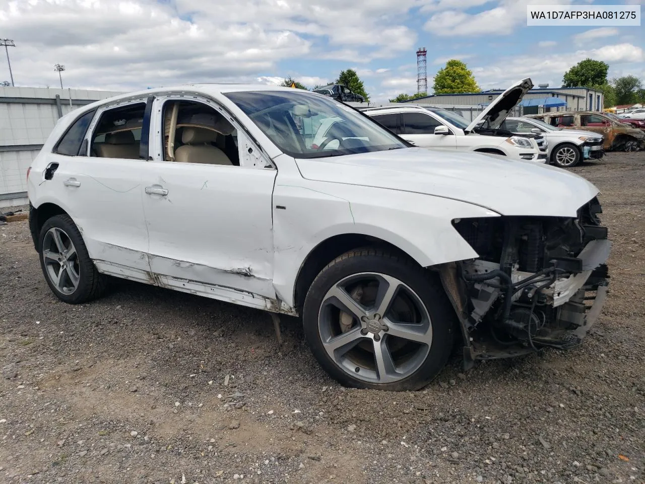 2017 Audi Q5 Premium Plus S-Line VIN: WA1D7AFP3HA081275 Lot: 61877094