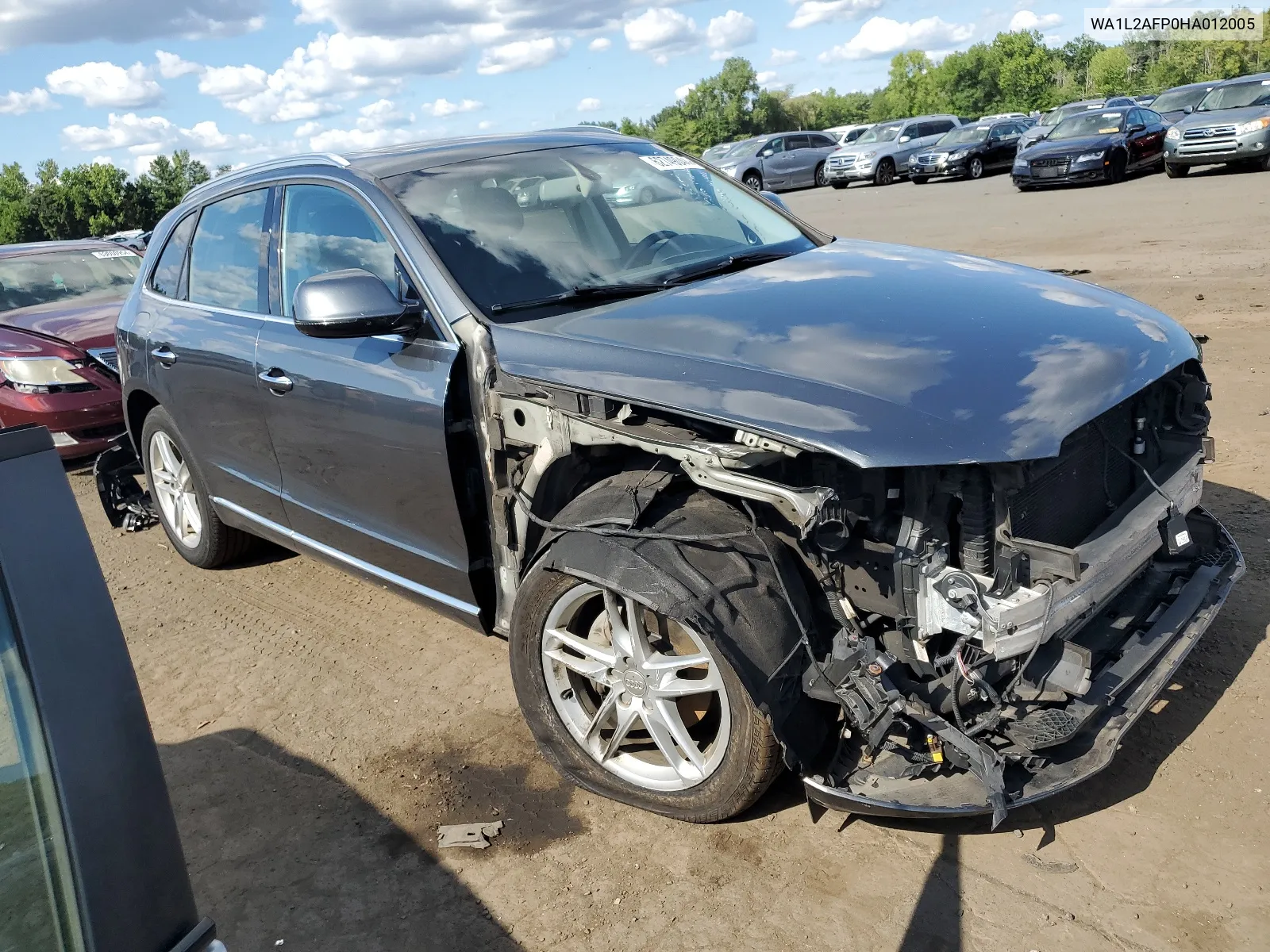 2017 Audi Q5 Premium Plus VIN: WA1L2AFP0HA012005 Lot: 62749044