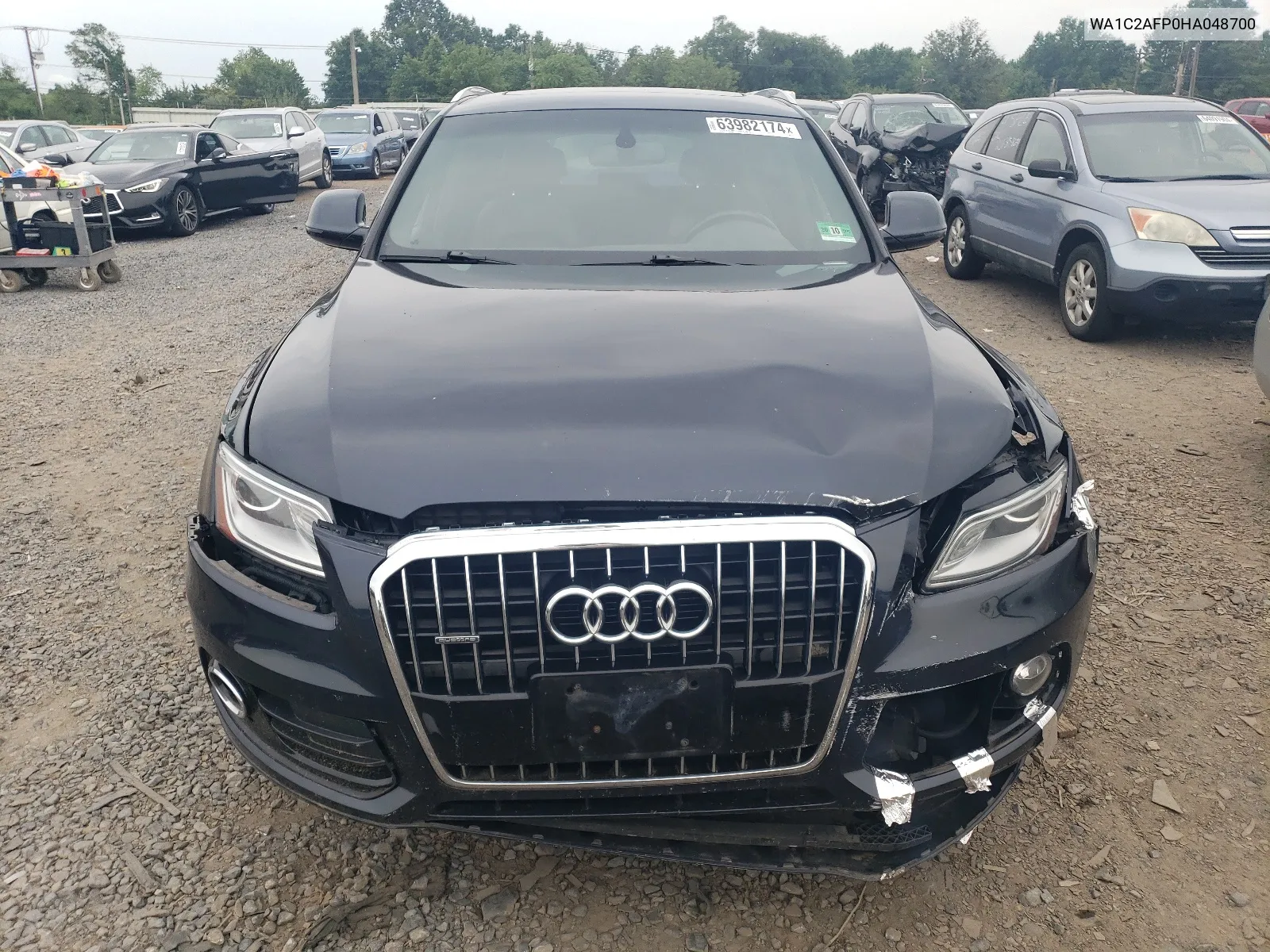 2017 Audi Q5 Premium VIN: WA1C2AFP0HA048700 Lot: 63982174