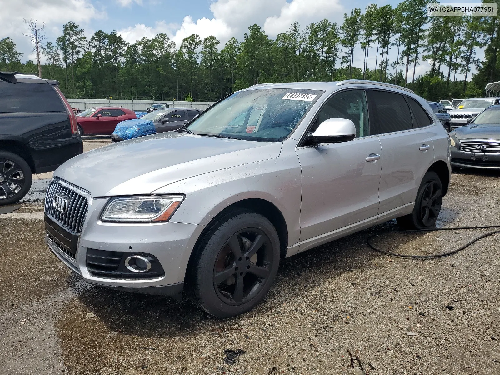 2017 Audi Q5 Premium VIN: WA1C2AFP5HA077951 Lot: 64392424