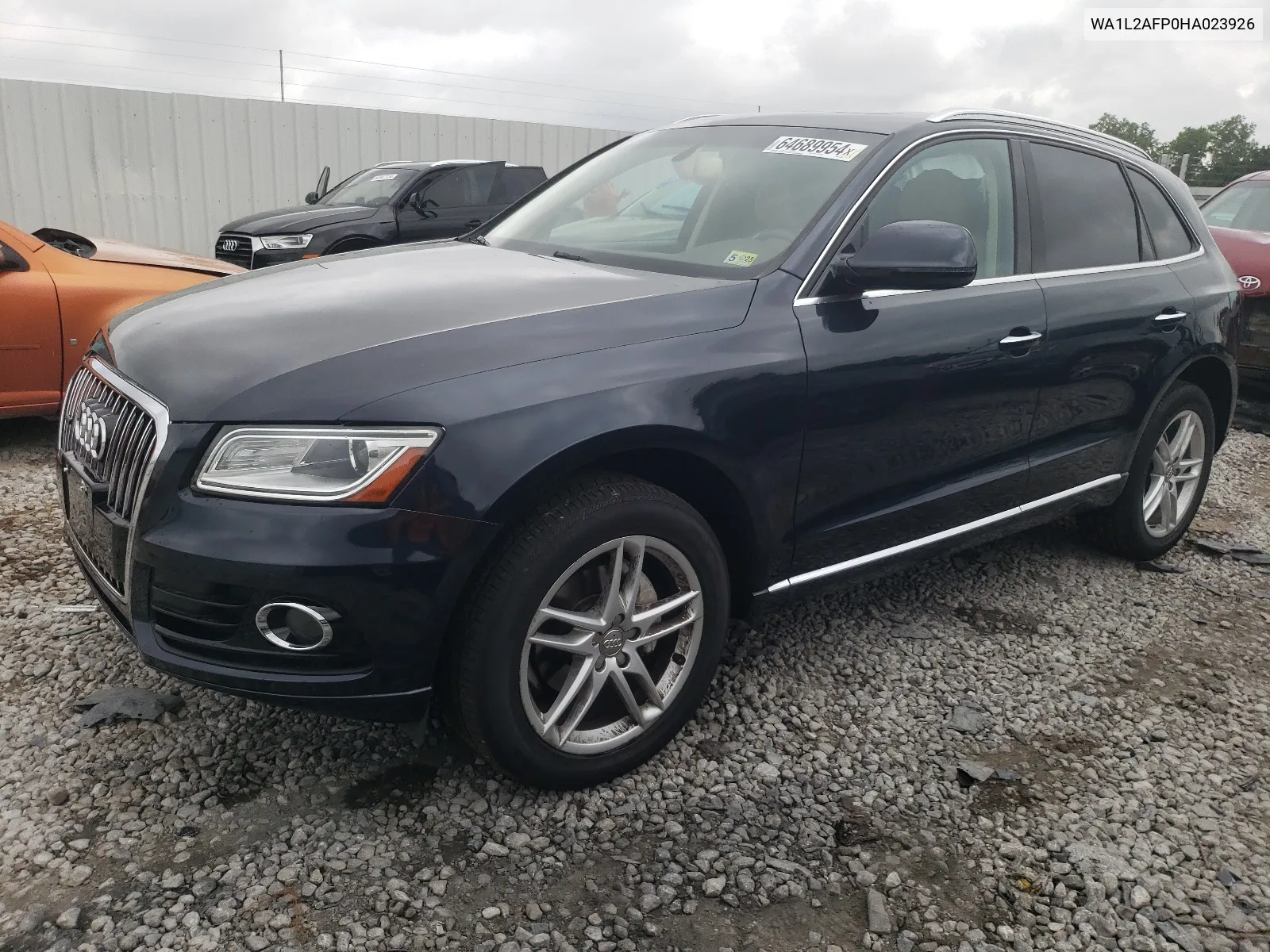 2017 Audi Q5 Premium Plus VIN: WA1L2AFP0HA023926 Lot: 64689954