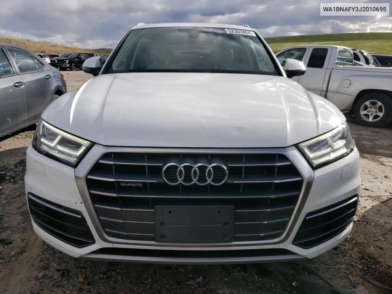 2018 Audi Q5 Premium Plus VIN: WA1BNAFY3J2010695 Lot: 52303404