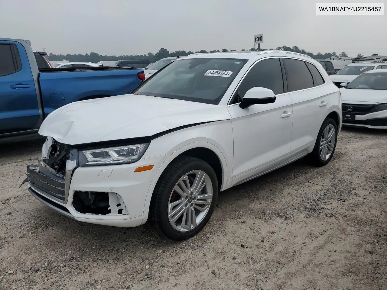 2018 Audi Q5 Premium Plus VIN: WA1BNAFY4J2215457 Lot: 54366264