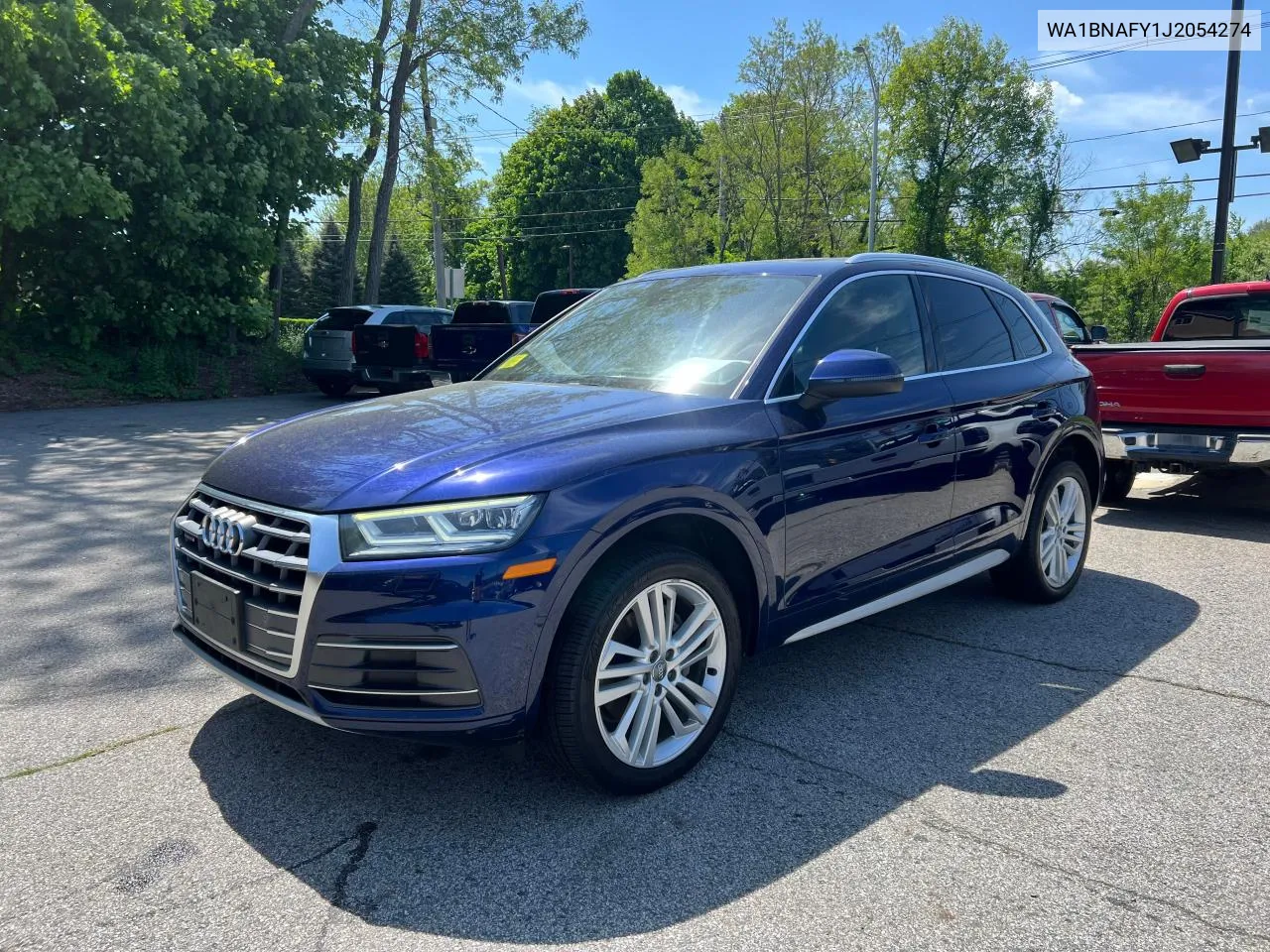 2018 Audi Q5 Premium Plus VIN: WA1BNAFY1J2054274 Lot: 56799654