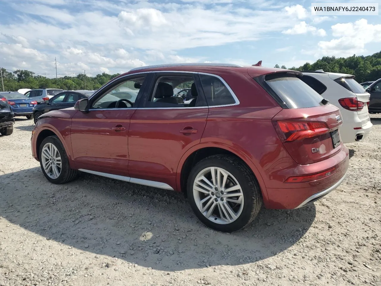 2018 Audi Q5 Premium Plus VIN: WA1BNAFY6J2240473 Lot: 61055944