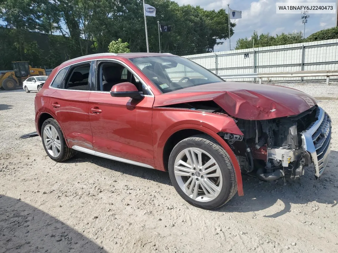 2018 Audi Q5 Premium Plus VIN: WA1BNAFY6J2240473 Lot: 61055944