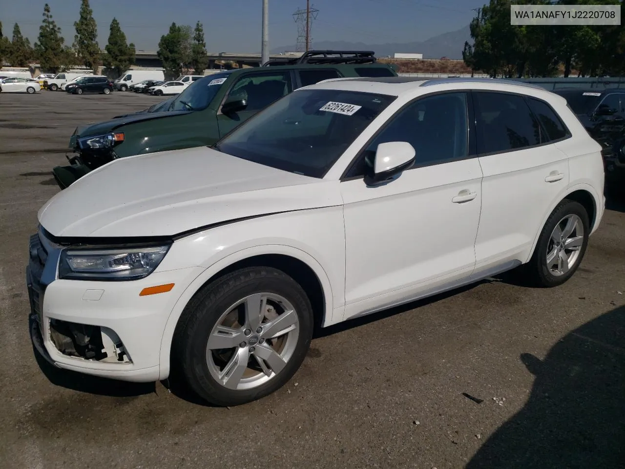 2018 Audi Q5 Premium VIN: WA1ANAFY1J2220708 Lot: 62261424