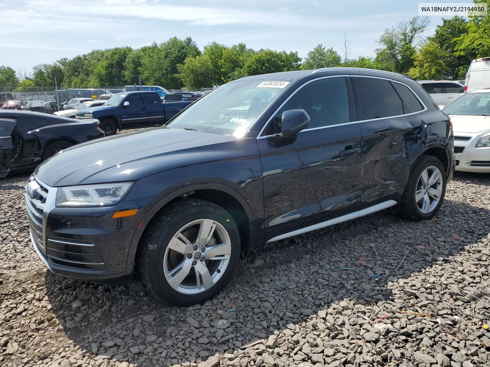 2018 Audi Q5 Premium Plus VIN: WA1BNAFY2J2194950 Lot: 64965924