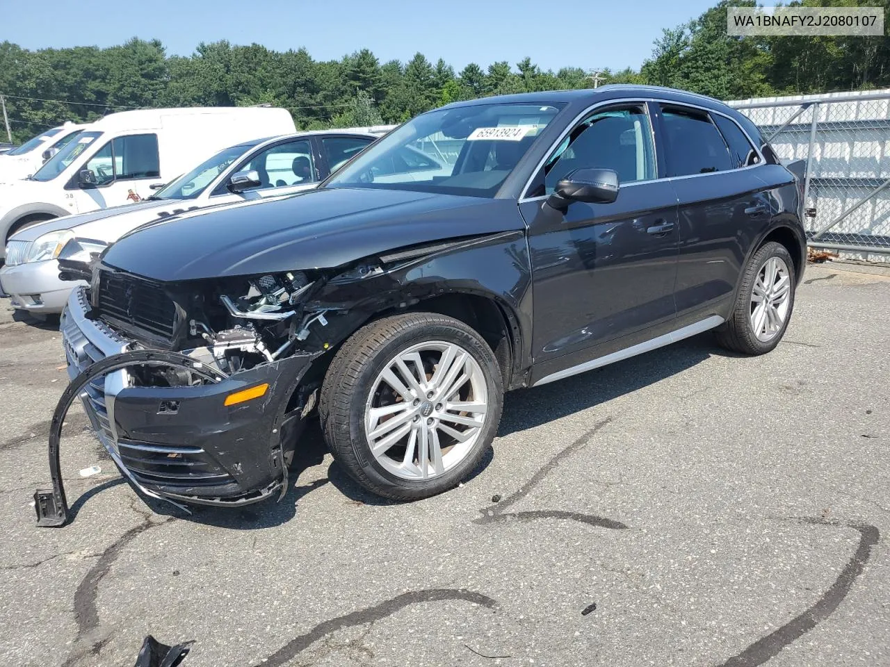 2018 Audi Q5 Premium Plus VIN: WA1BNAFY2J2080107 Lot: 65913924