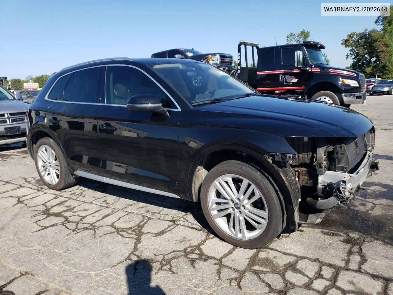 2018 Audi Q5 Premium Plus VIN: WA1BNAFY2J2022644 Lot: 70289404