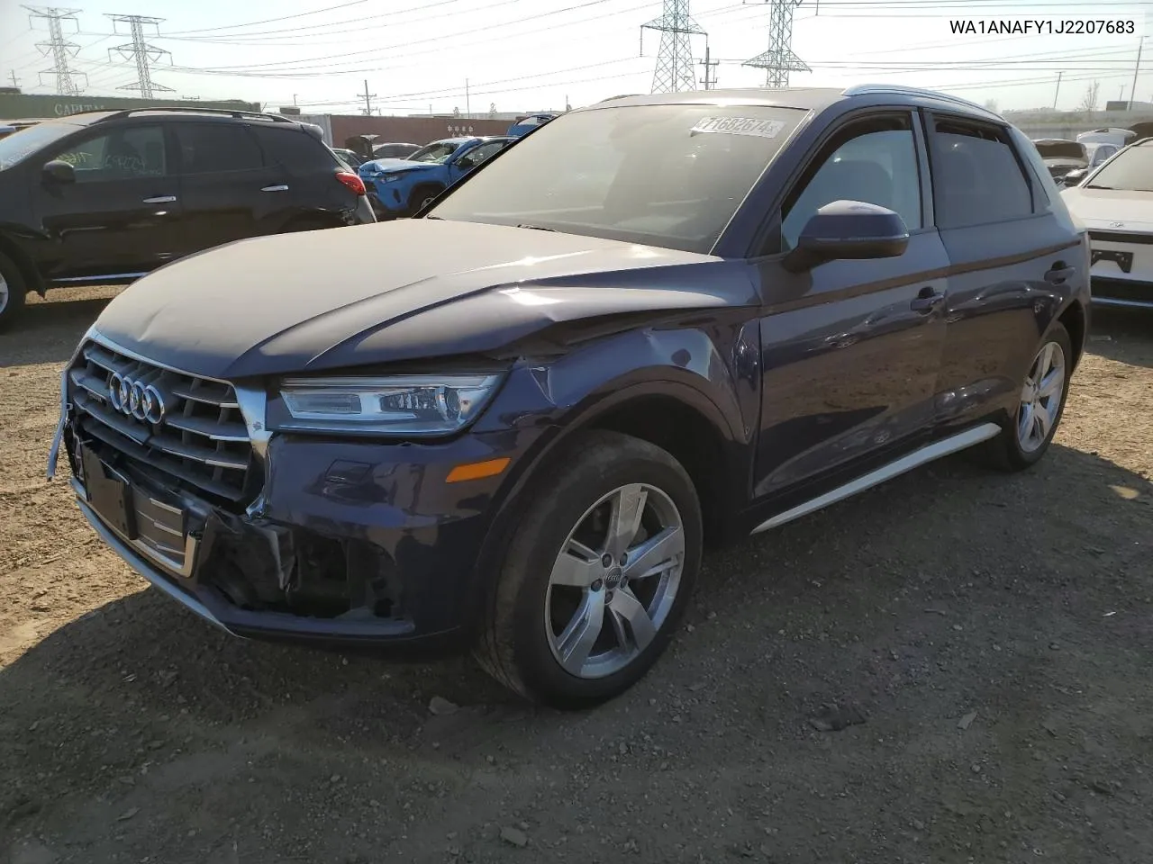 WA1ANAFY1J2207683 2018 Audi Q5 Premium