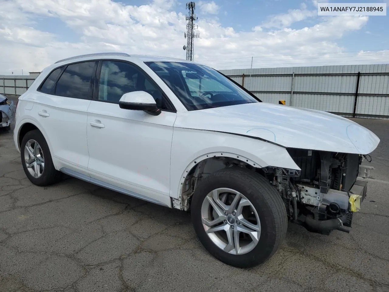 2018 Audi Q5 Premium VIN: WA1ANAFY7J2188945 Lot: 71961914