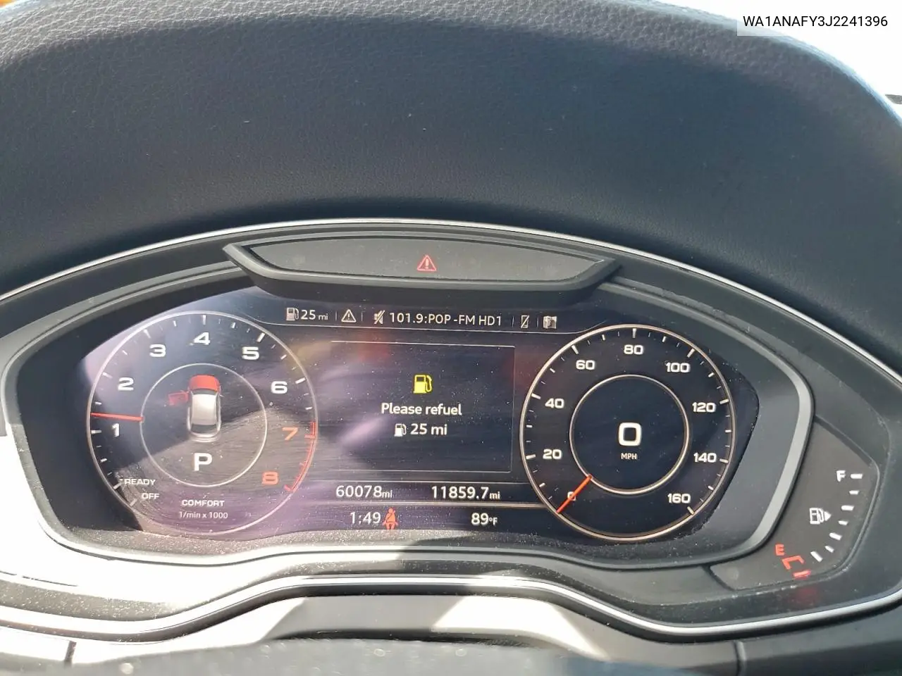 WA1ANAFY3J2241396 2018 Audi Q5 Premium