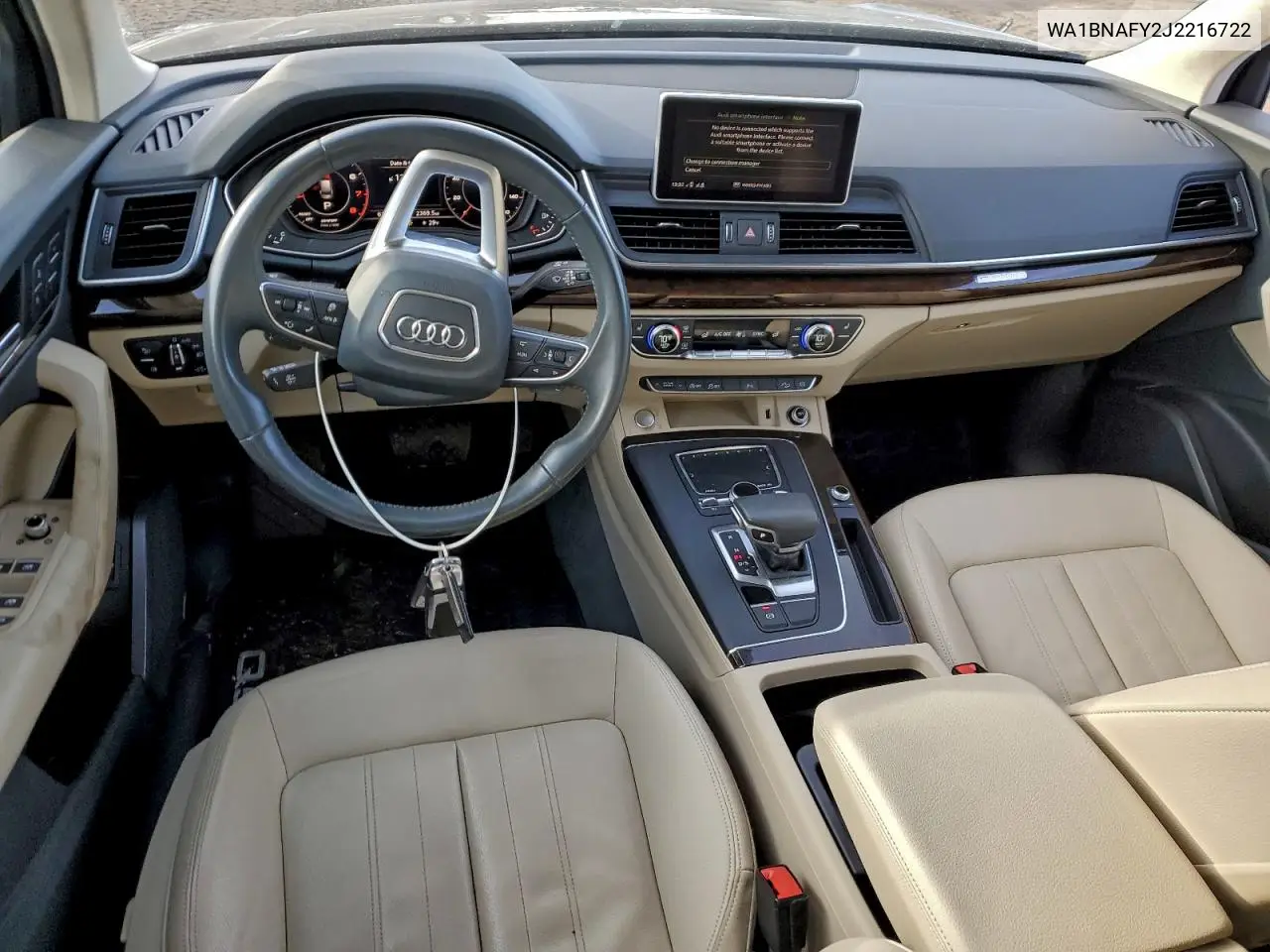 WA1BNAFY2J2216722 2018 Audi Q5 Premium Plus