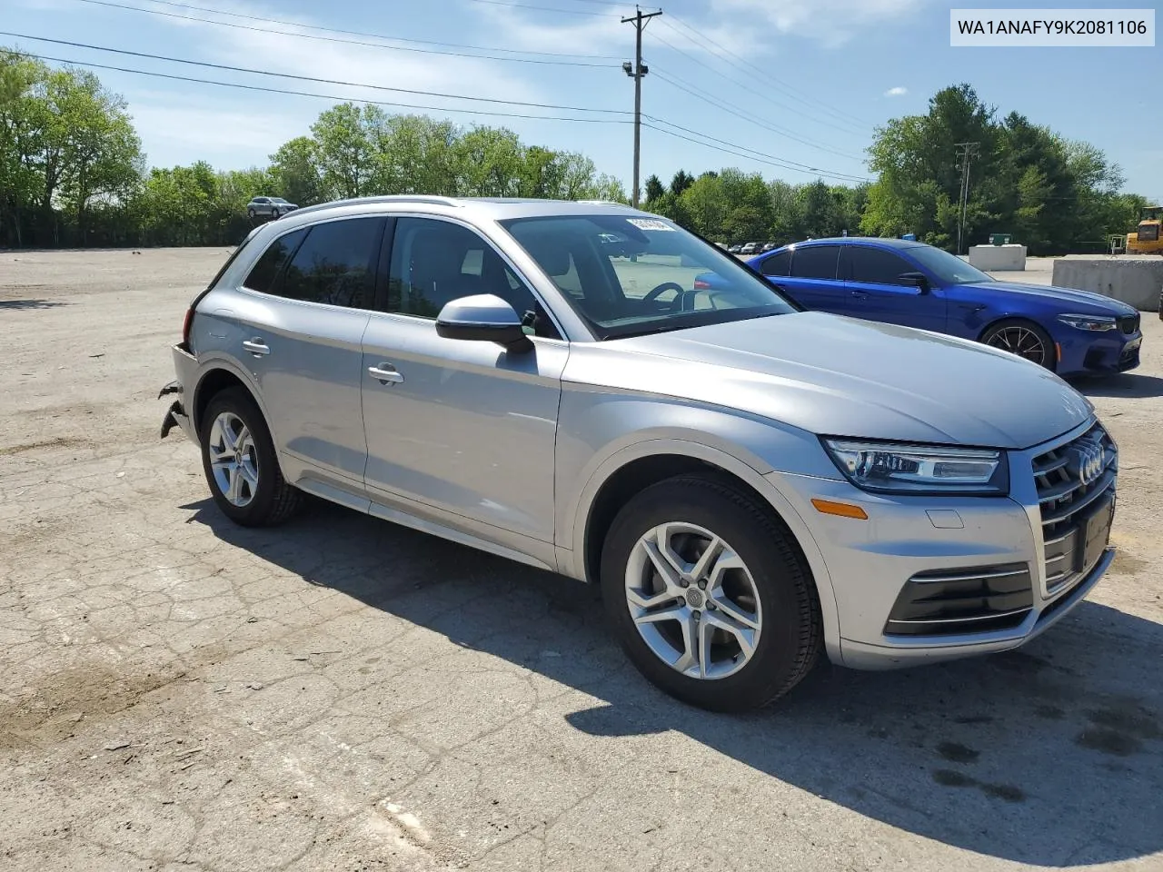 2019 Audi Q5 Premium VIN: WA1ANAFY9K2081106 Lot: 53147364