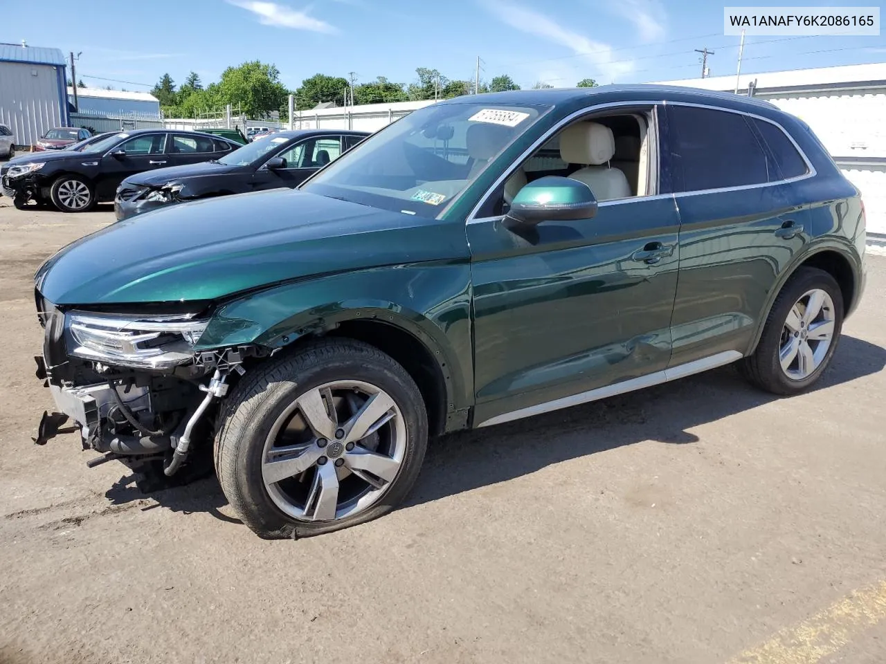 2019 Audi Q5 Premium VIN: WA1ANAFY6K2086165 Lot: 57055884