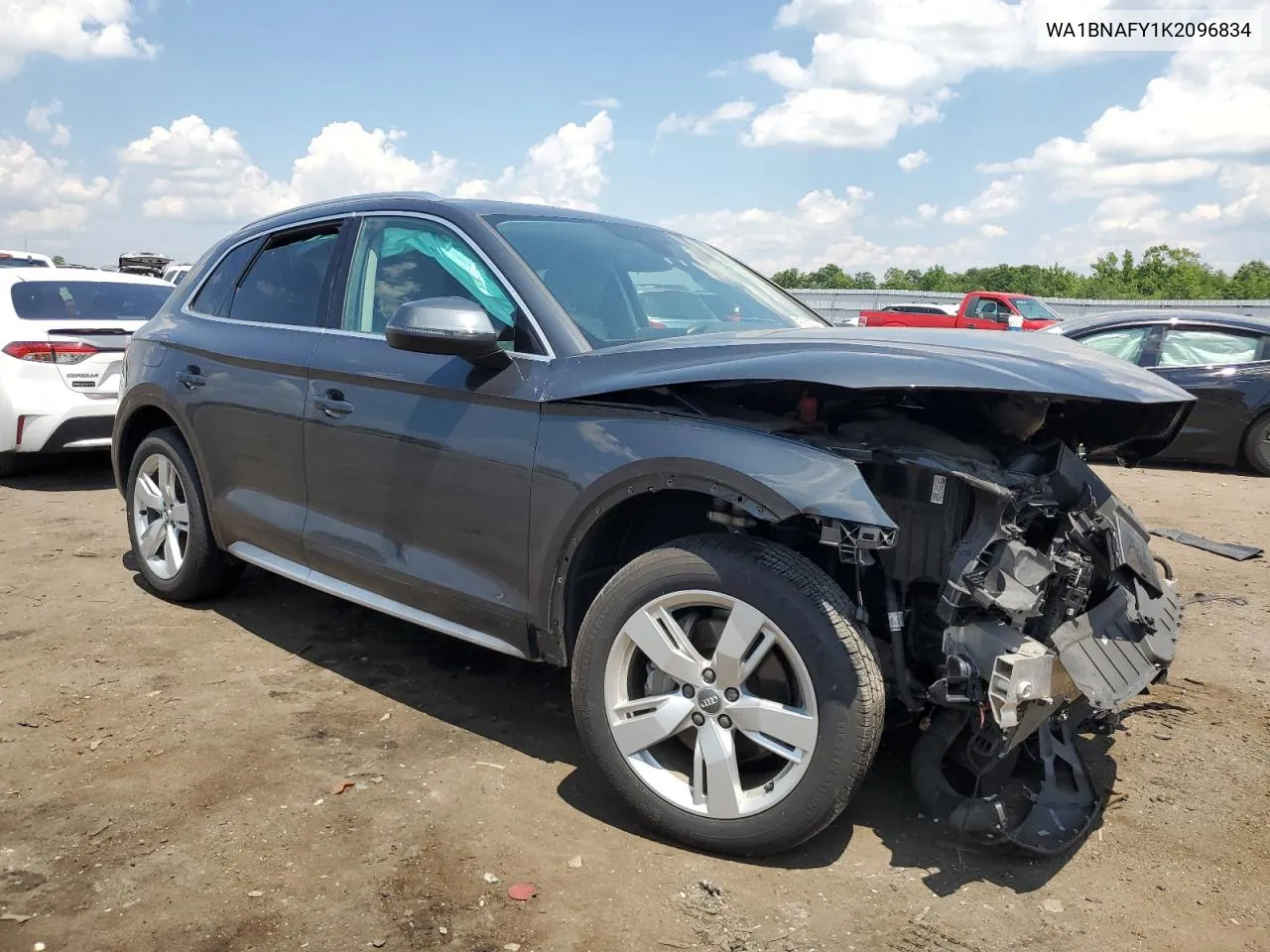 2019 Audi Q5 Premium Plus VIN: WA1BNAFY1K2096834 Lot: 58928664