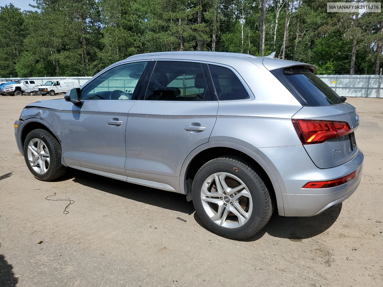 2019 Audi Q5 Premium VIN: WA1ANAFY6K2116216 Lot: 60062214