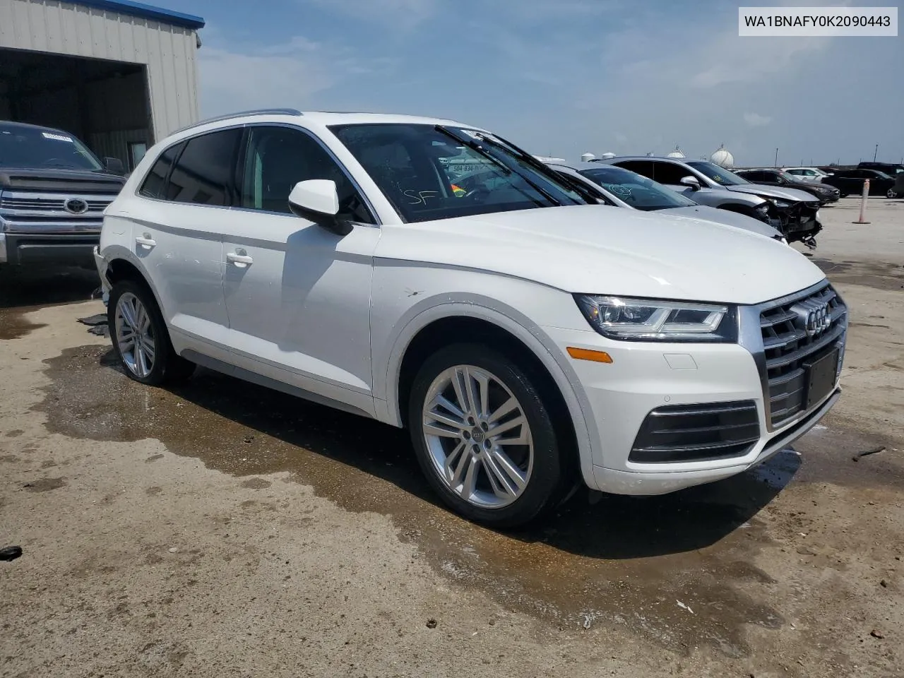 2019 Audi Q5 Premium Plus VIN: WA1BNAFY0K2090443 Lot: 64830404