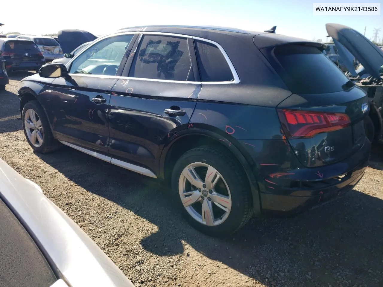 2019 Audi Q5 Premium VIN: WA1ANAFY9K2143586 Lot: 69647674