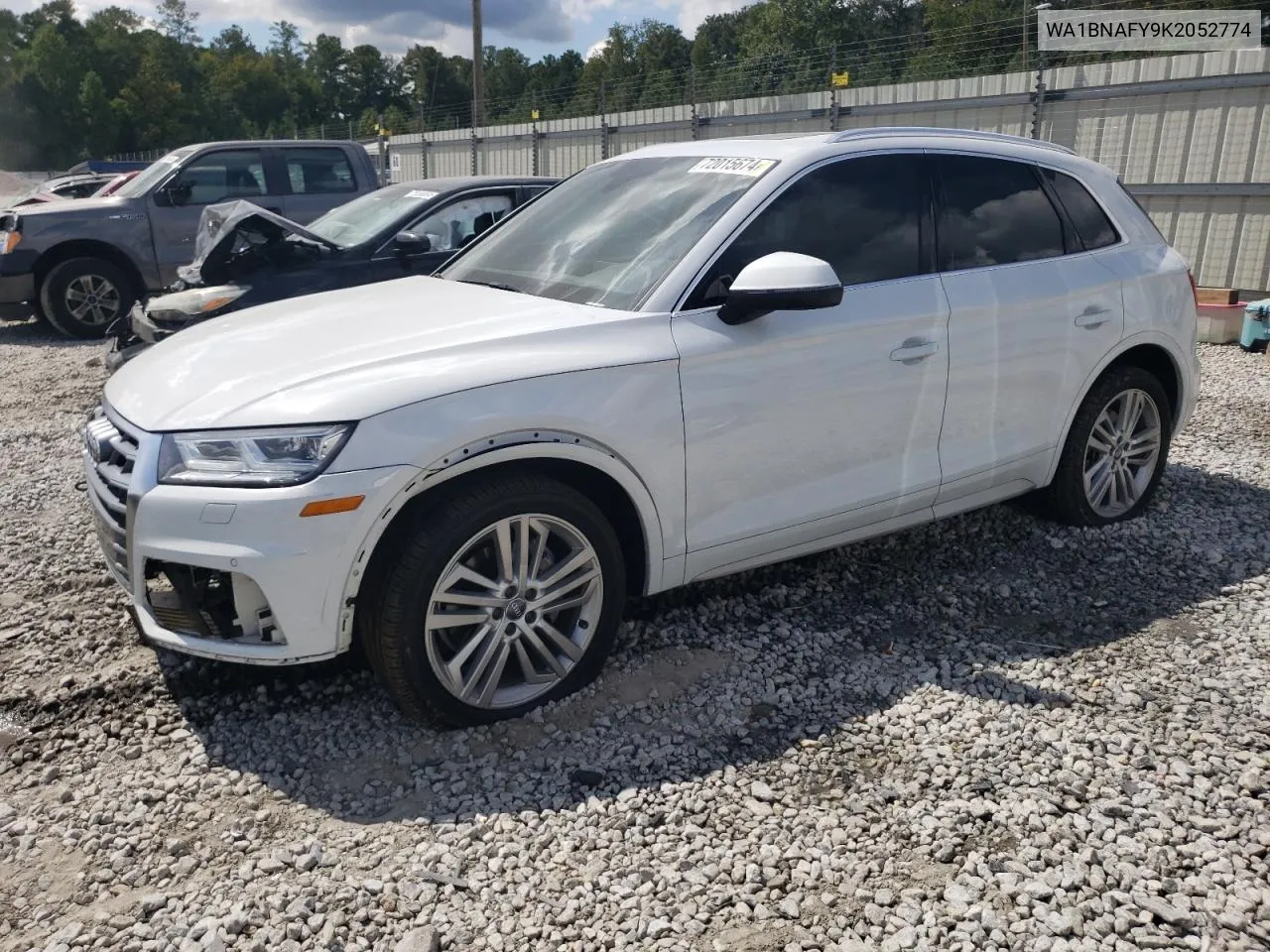 2019 Audi Q5 Premium Plus VIN: WA1BNAFY9K2052774 Lot: 72015674