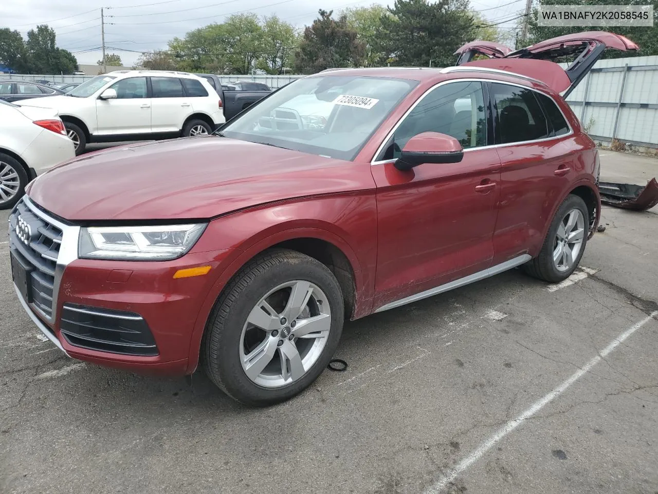 WA1BNAFY2K2058545 2019 Audi Q5 Premium Plus