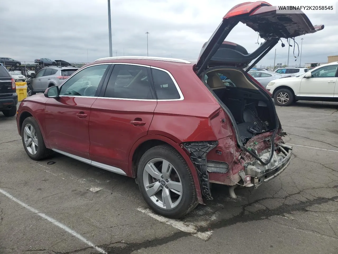 2019 Audi Q5 Premium Plus VIN: WA1BNAFY2K2058545 Lot: 72305094