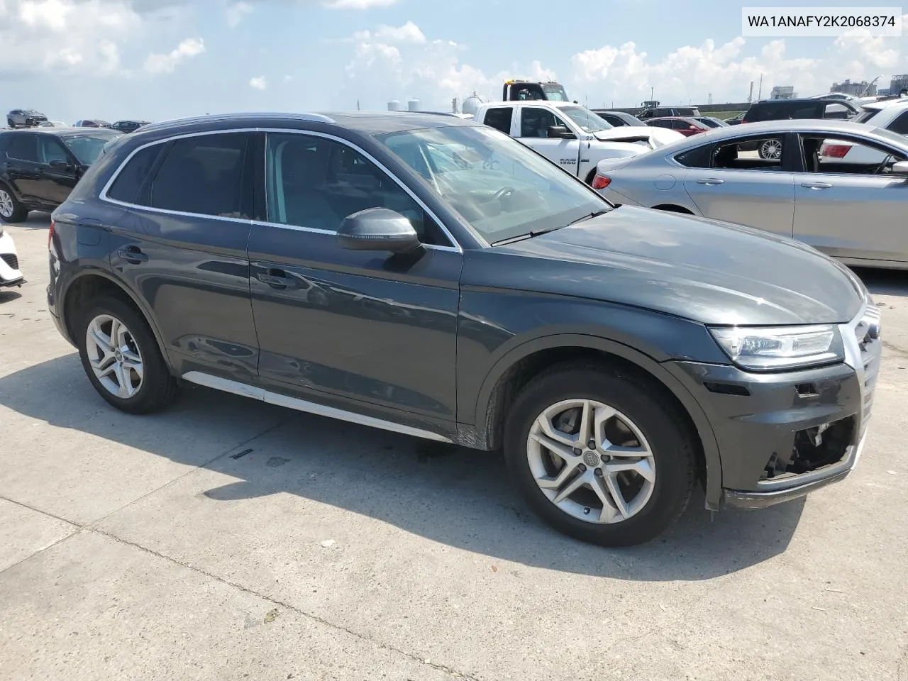 2019 Audi Q5 Premium VIN: WA1ANAFY2K2068374 Lot: 72359324