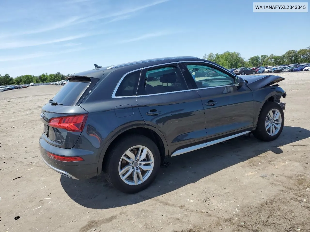 2020 Audi Q5 Premium VIN: WA1ANAFYXL2043045 Lot: 54776894