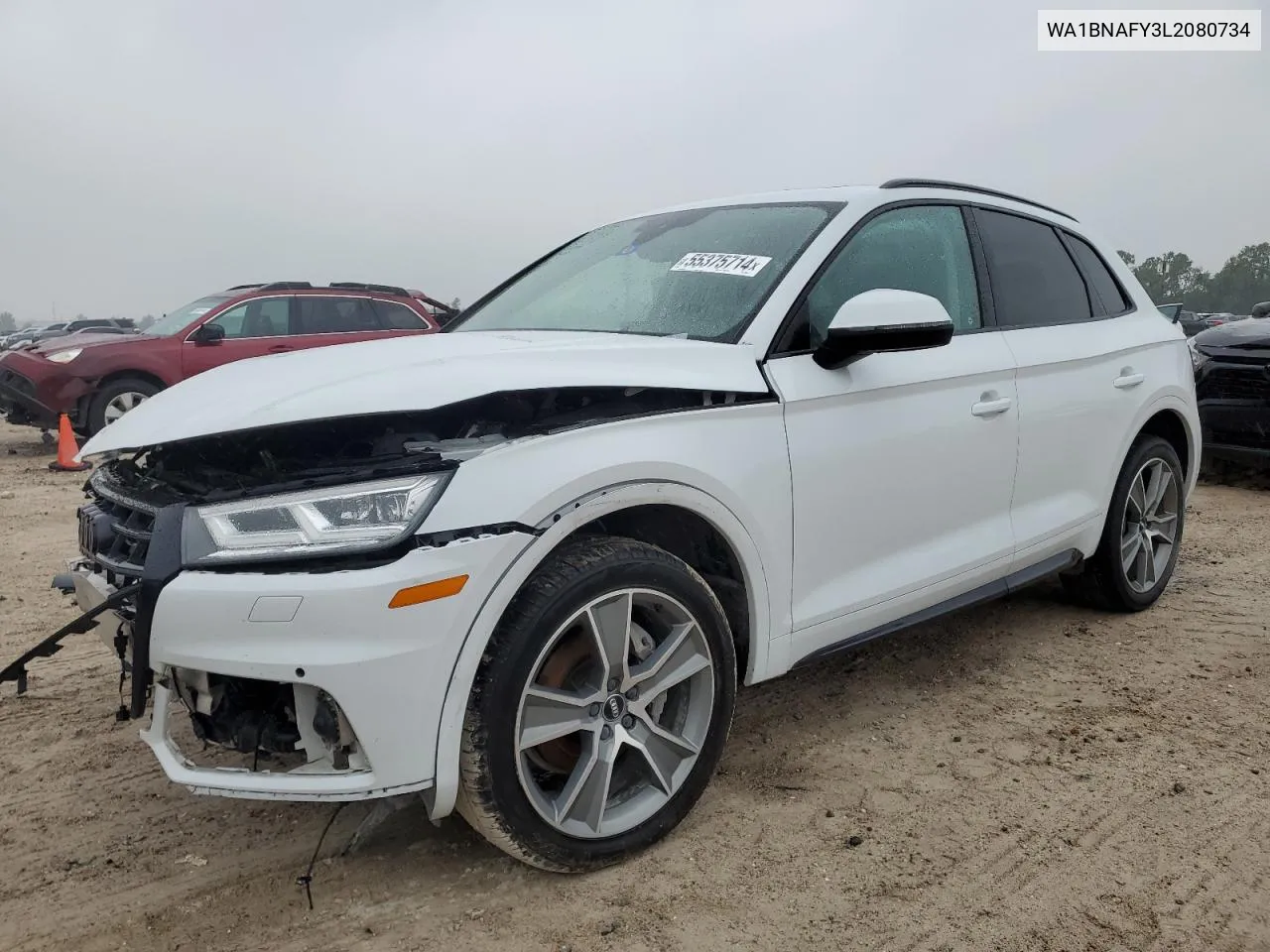 2020 Audi Q5 Premium Plus VIN: WA1BNAFY3L2080734 Lot: 55375714