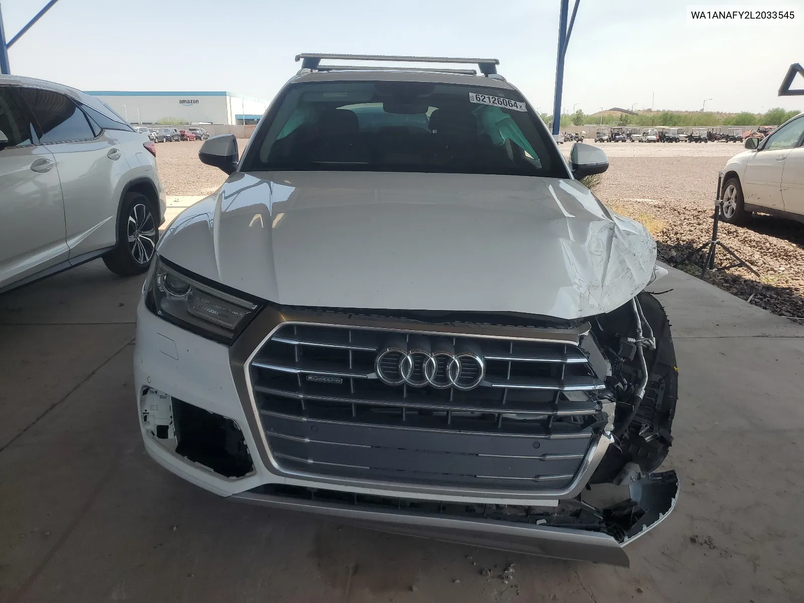 2020 Audi Q5 Premium VIN: WA1ANAFY2L2033545 Lot: 62126064