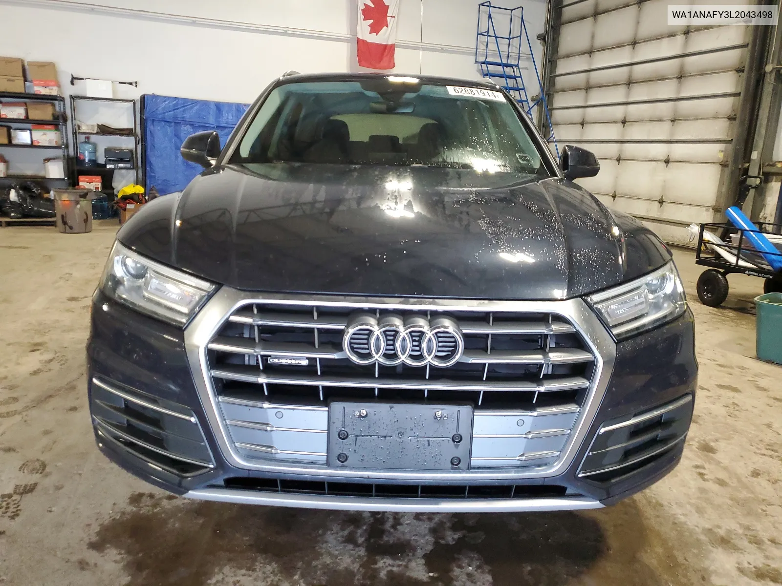 2020 Audi Q5 Premium VIN: WA1ANAFY3L2043498 Lot: 62881914