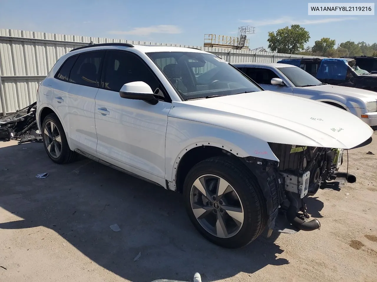 WA1ANAFY8L2119216 2020 Audi Q5 Premium