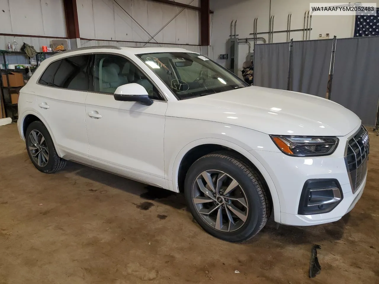 2021 Audi Q5 Premium VIN: WA1AAAFY6M2052483 Lot: 47123404