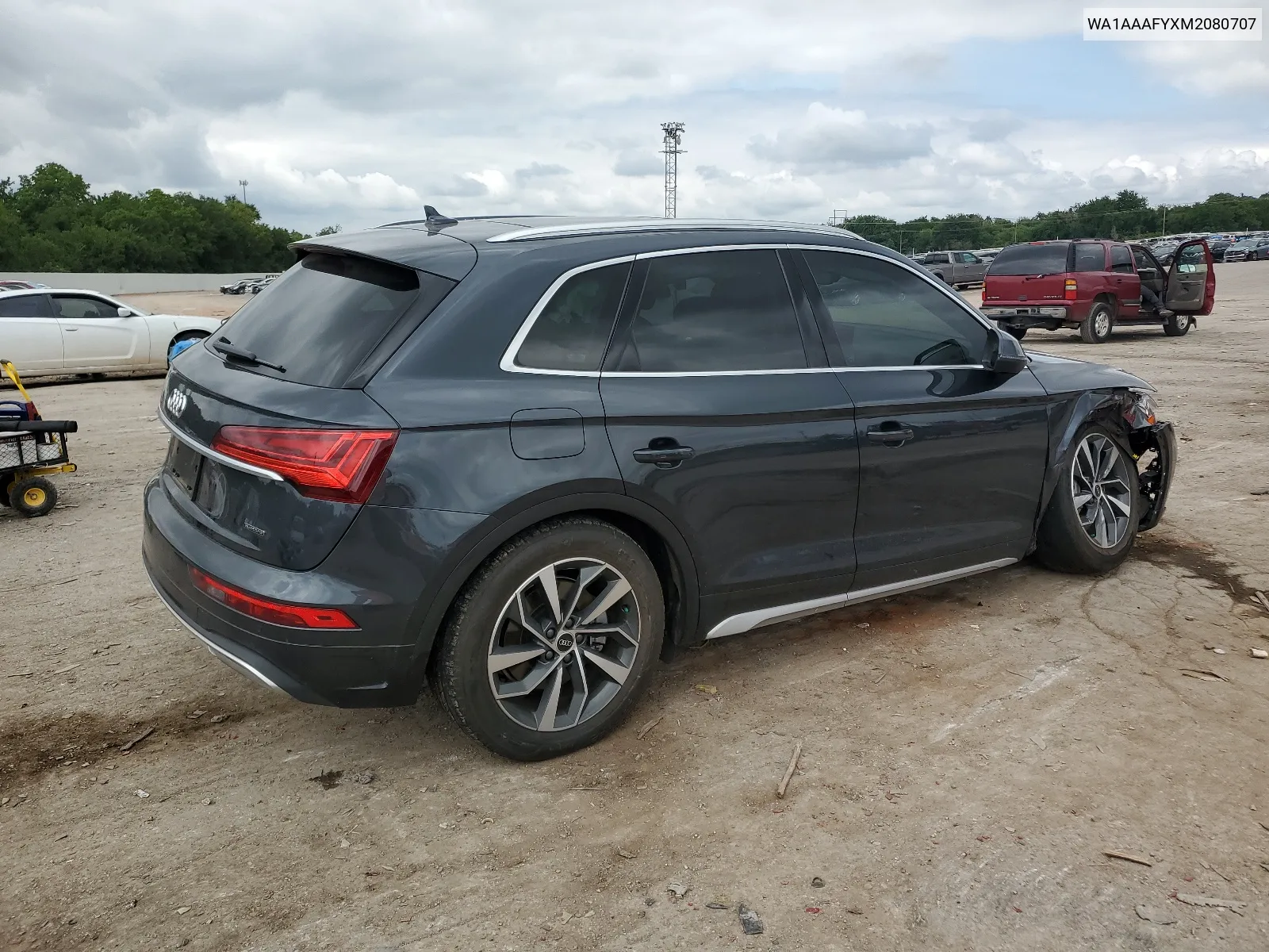 2021 Audi Q5 Premium VIN: WA1AAAFYXM2080707 Lot: 57321094