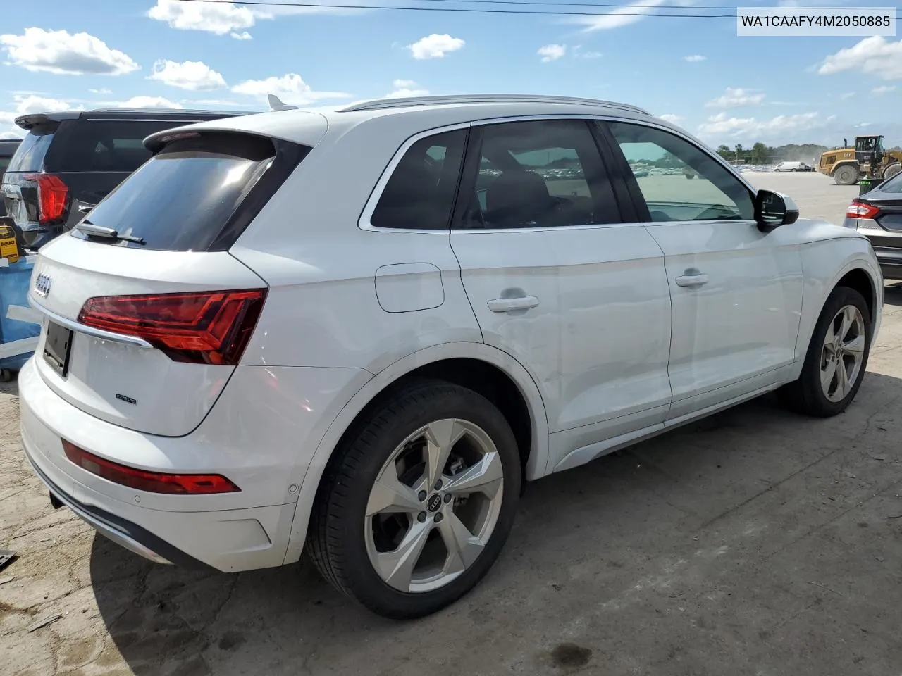 2021 Audi Q5 Prestige VIN: WA1CAAFY4M2050885 Lot: 62114934