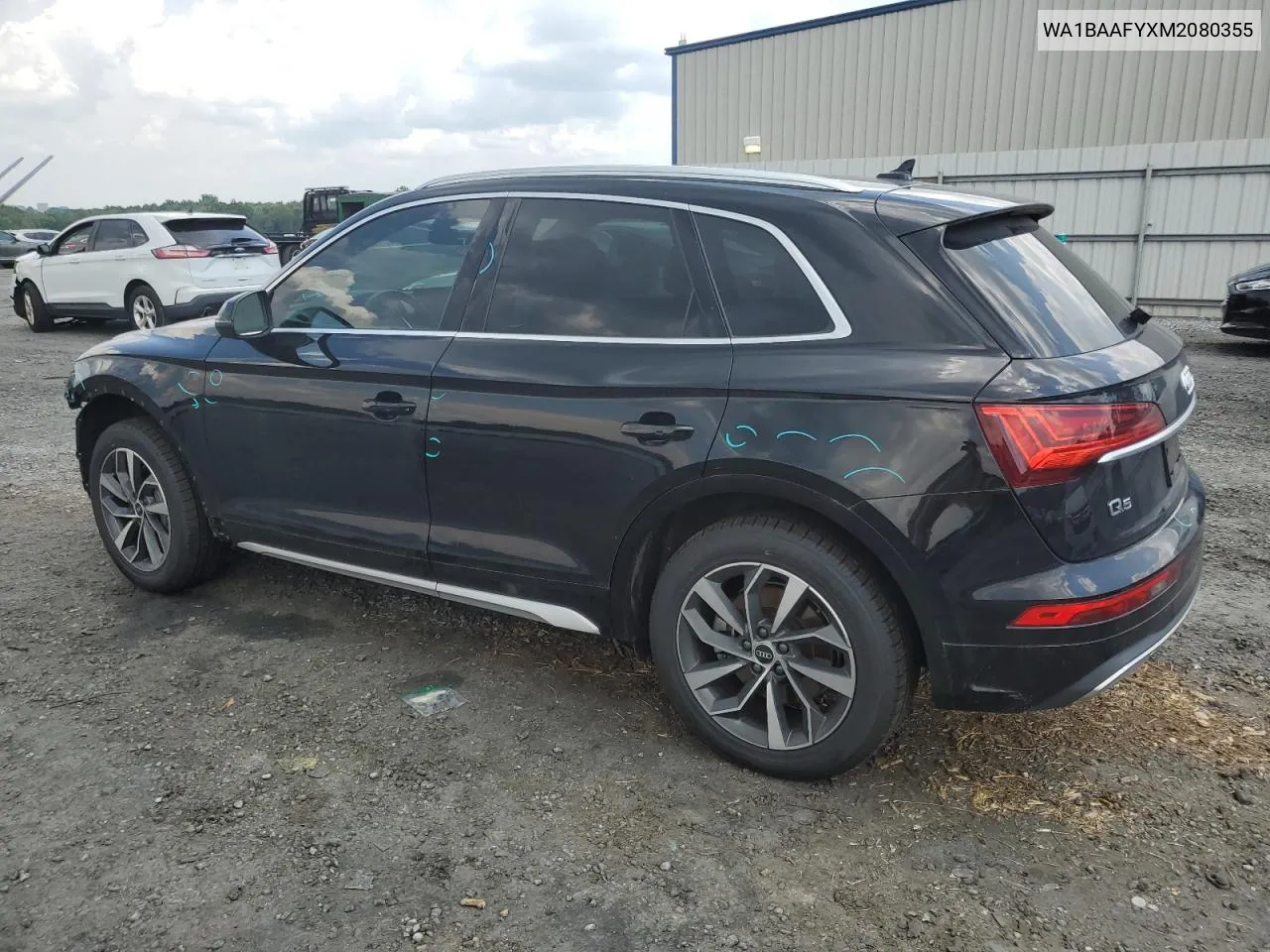 2021 Audi Q5 Premium Plus VIN: WA1BAAFYXM2080355 Lot: 62990824