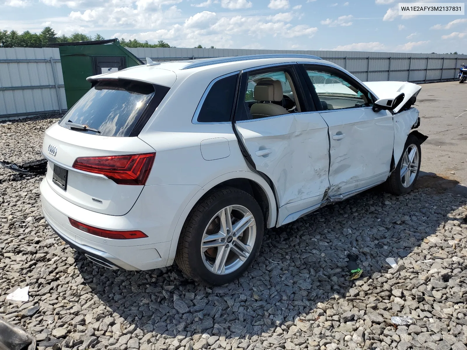 WA1E2AFY3M2137831 2021 Audi Q5 E Premium Plus