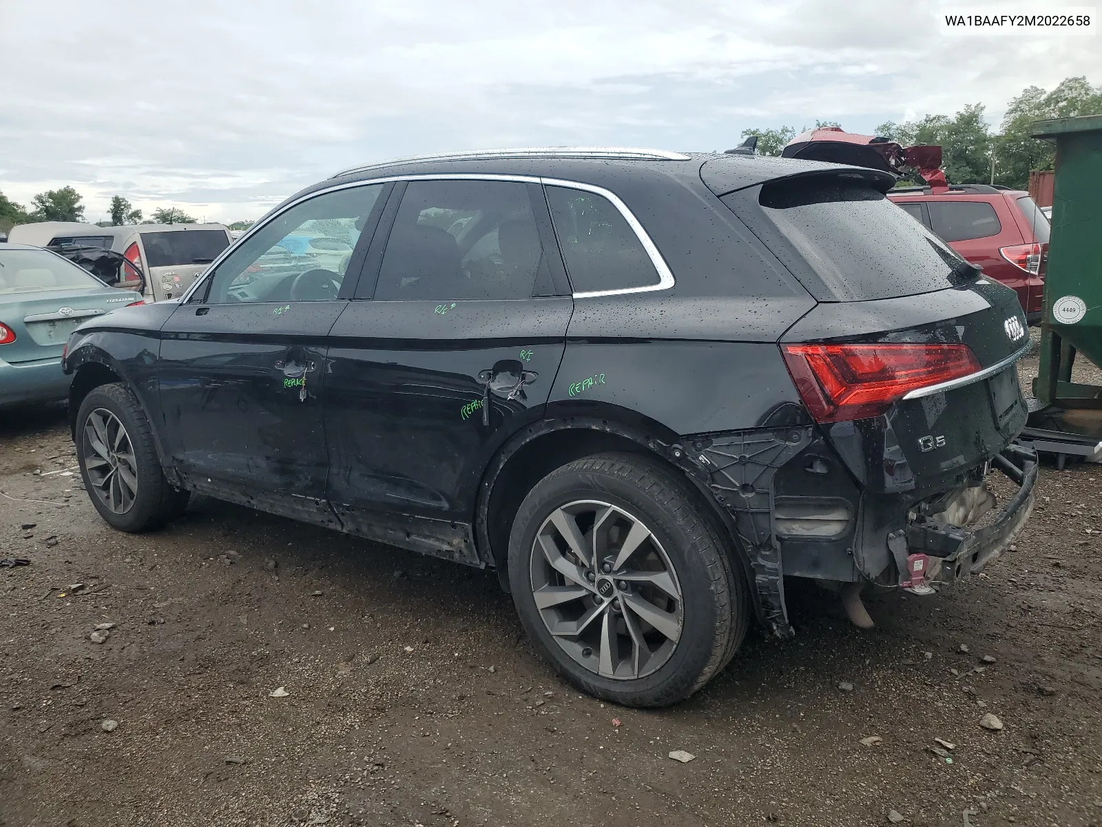 WA1BAAFY2M2022658 2021 Audi Q5 Premium Plus