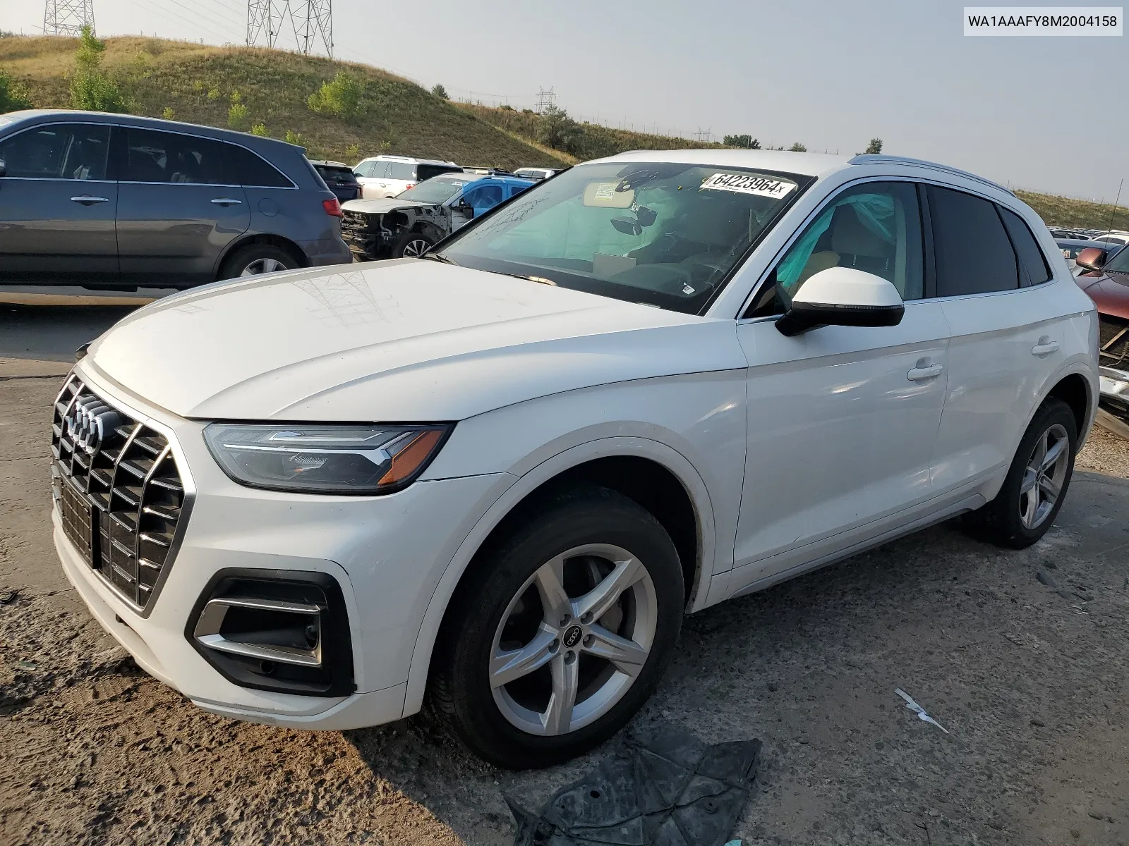 2021 Audi Q5 Premium VIN: WA1AAAFY8M2004158 Lot: 64223964